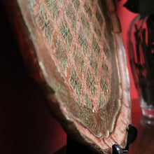 Load image into Gallery viewer, x SOLD Vintage Italian Serving Tray Dish in Pale Rose, Green and Gold. B10130