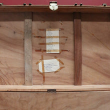 Load image into Gallery viewer, x SOLD Antique English Camphor Box, Marriage Chest, Coffee Table, Toy or Blanket Box B10977