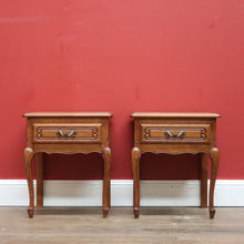 Load image into Gallery viewer, x SOLD Pair of Bedside Tables, Bedside Cabinets, French Single Drawer Side, Lamp Tables B10950
