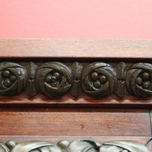 Load image into Gallery viewer, Antique French Mantle Mirror, French Walnut and Bevelled Edge Hall Wall Mirror B10571