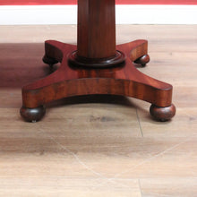 Load image into Gallery viewer, x SOLD Antique English Mahogany Twin Pedestal Extension Leaf Kitchen or Dining Table. B11275