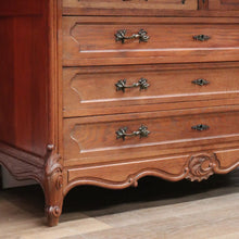 Load image into Gallery viewer, x SOLD Antique French Chest of Drawers with Marble Top below Mirror Dressing Table B10873