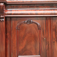 Load image into Gallery viewer, x SOLD Australia Cedar Breakfront Sideboard Cabinet with Carved Backboard B10714