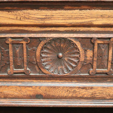 Load image into Gallery viewer, x SOLD Antique French Oak Hall Settle, Hall Chair with Lift Lid Blanket Box, Hall Seat B10728