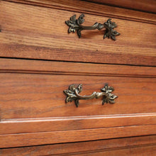 Load image into Gallery viewer, x SOLD Antique French Chest of Drawers with Marble Top below Mirror Dressing Table B10873