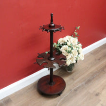 Load image into Gallery viewer, x SOLD Antique Australian Cedar Riding Boot Stand, Swivel Stand Boot Holder with Hooks B11004