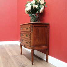 Load image into Gallery viewer, x SOLD Vintage French Chest of Drawers with Cupboard Below, French Bedside Cabinet, Hall Chest B10884