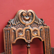 Load image into Gallery viewer, X Sold Antique French Arm Chair, Gothic Church Chair in Walnut, Religious Library Chair B10849