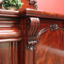 Load image into Gallery viewer, x SOLD Australia Cedar Breakfront Sideboard Cabinet with Carved Backboard B10714