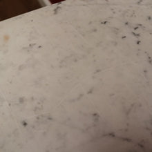 Load image into Gallery viewer, x SOLD Antique French Bedside Cabinets, Oak and Marble Bedside Tables, Lamp Side Tables B10551