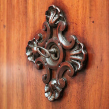 Load image into Gallery viewer, x SOLD Antique French Church Cabinet Hall Cabinet Cupboard Lamp Side Table in Mahogany. B10333