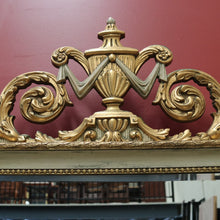 Load image into Gallery viewer, x SOLD Vintage French Wall Hanging Mirror, Hall Mirror, Living Room Mirror, Urn, Swags B10691
