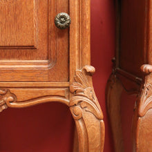 Load image into Gallery viewer, x SOLD Antique Bedside Tables, Antique French Lamp Tables, Pair of Hall Cupboards B10875