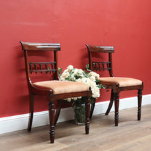 Load image into Gallery viewer, x SOLD Pair of Antique Chairs, Antique English Mahogany Hall Chairs, Dining Chairs B11104