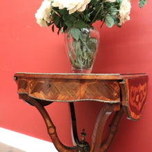 Load image into Gallery viewer, X SOLD Antique French Side Table, Lamp Table, Walnut and Brass Drop Side Sewing Table B10646