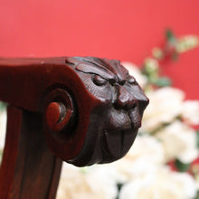 Load image into Gallery viewer, x SOLD Antique French Savonarola Chair, Cross Frame Arm Chair, X Frame Hall Chair Seat. B10338