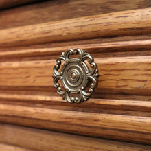 Load image into Gallery viewer, x SOLD Pair of French Oak Bedside Tables, 5 Drawer Lamp Table, Hall or Side Table B10655
