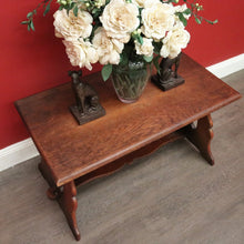 Load image into Gallery viewer, x SOLD Antique Oak Gothic Coffee Table, Antique French Oak Lamp, Side or Coffee Table. B10117