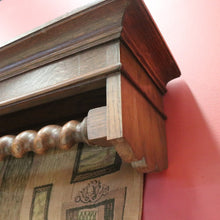 Load image into Gallery viewer, x SOLD Vintage Dutch Tapestry in Oak Barley Twist Framework, Pelmet, Oak Casement B10560