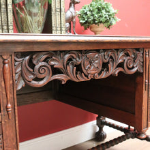 Load image into Gallery viewer, x SOLD Antique French Office Desk, Antique French Oak 4 Drawer Office Desk, Hall Table B10778