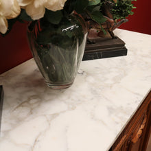 Load image into Gallery viewer, x SOLD Antique French Oak and Marble Sideboard, Two Drawer Entry, Foyer or Hall Cabinet B10956