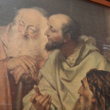 Load image into Gallery viewer, x SOLD Oil Painting, Hofmann, Young Jesus Teaching in the Temple. Framed and signed. B11221