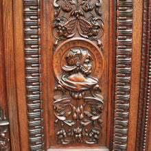 Load image into Gallery viewer, Antique French 19th Century Oak Gothic Revival, Sacrament Church Court Cabinet B10697