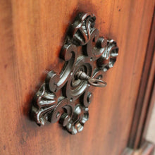 Load image into Gallery viewer, x SOLD Antique French Church Cabinet Hall Cabinet Cupboard Lamp Side Table in Mahogany. B10333