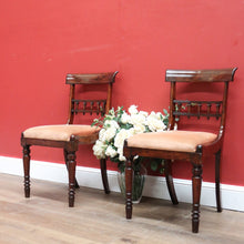 Load image into Gallery viewer, x SOLD Pair of Antique Chairs, Antique English Mahogany Hall Chairs, Dining Chairs B11104