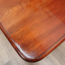Load image into Gallery viewer, x SOLD Antique English Mahogany Twin Pedestal Extension Leaf Kitchen or Dining Table. B11275