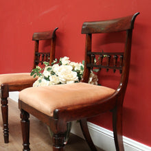 Load image into Gallery viewer, x SOLD Pair of Antique Chairs, Antique English Mahogany Hall Chairs, Dining Chairs B11104