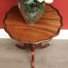 Load image into Gallery viewer, x SOLD Vintage Cedar Wine Table, Lamp Table, Vintage Cedar Tri-leg Side Wine Table. B10442