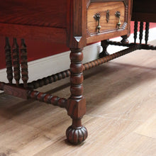 Load image into Gallery viewer, x SOLD Antique French Office Desk, Antique French Oak 4 Drawer Office Desk, Hall Table B10778