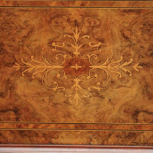 Load image into Gallery viewer, x SOLD Antique English Music Canterbury, Burr Walnut Inlay Lamp Cabinet, File Cupboard. B10053