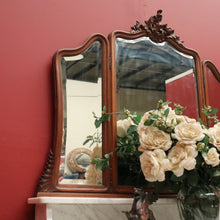 Load image into Gallery viewer, x SOLD Antique French Chest of Drawers with Marble Top below Mirror Dressing Table B10873