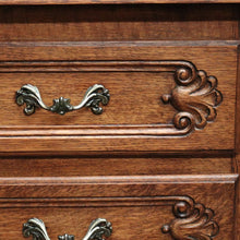 Load image into Gallery viewer, x SOLD Vintage French Chest of Drawers with Cupboard Below, French Bedside Cabinet, Hall Chest B10884