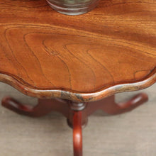 Load image into Gallery viewer, x SOLD Vintage Cedar Wine Table, Lamp Table, Vintage Cedar Tri-leg Side Wine Table. B10442