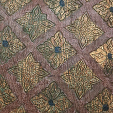 Load image into Gallery viewer, x SOLD Vintage Italian Serving Tray Dish in Pale Rose, Green and Gold. B10130