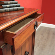 Load image into Gallery viewer, x SOLD Antique French Church Cabinet Hall Cabinet Cupboard Lamp Side Table in Mahogany. B10333