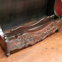 Load image into Gallery viewer, x SOLD Pair of French Antique Walnut Wall Bench Open Front Cabinet or Bookcase Storage B10721