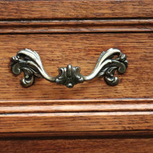 Load image into Gallery viewer, x SOLD Vintage French Chest of Drawers with Cupboard Below, French Bedside Cabinet, Hall Chest B10884
