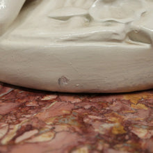 Load image into Gallery viewer, x SOLD Antique French Glazed Plaster Statue 'The Bather' Falconet Style Maiden Statue B11172