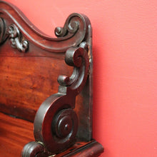 Load image into Gallery viewer, x SOLD Antique French Church Cabinet Hall Cabinet Cupboard Lamp Side Table in Mahogany. B10333