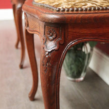 Load image into Gallery viewer, x SOLD Pair of Antique French Oak Hall Chair, Side Chairs, Foyer Chairs. B10392