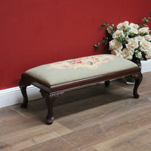 Load image into Gallery viewer, x SOLD Vintage Australian Cedar Kneeler, Footstool, Bedroom Seat, Prayer Chair Stool B11103