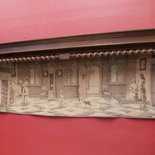 Load image into Gallery viewer, x SOLD Vintage Dutch Tapestry in Oak Barley Twist Framework, Pelmet, Oak Casement B10560