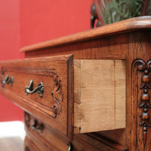 Load image into Gallery viewer, x SOLD Vintage French Chest of Drawers with Cupboard Below, French Bedside Cabinet, Hall Chest B10884