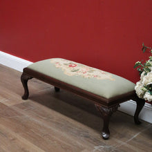 Load image into Gallery viewer, x SOLD Vintage Australian Cedar Kneeler, Footstool, Bedroom Seat, Prayer Chair Stool B11103