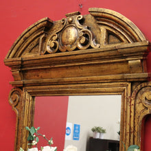 Load image into Gallery viewer, SALE Antique French Gilded Wall Mirror, French Gilt Vanity Hall Dressing Mirror B10486
