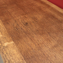 Load image into Gallery viewer, x SOLD Antique French Hall Table, French Oak and Brass Handles Two Drawer Hall Table B11123